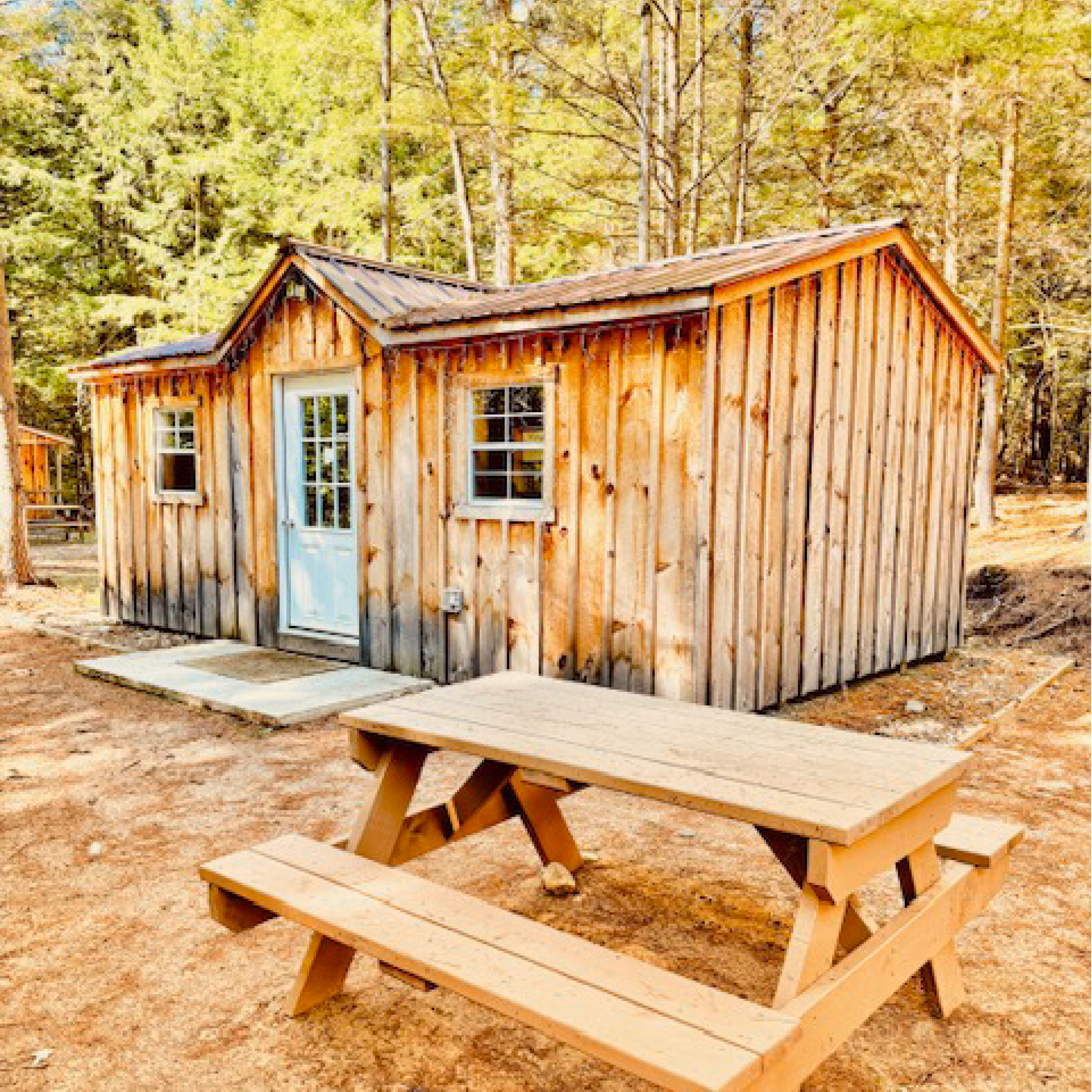 Glamping Cabin Lodging Near Sacandaga Lake